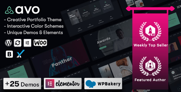 Avo - Creative Portfolio & Agency WordPress Theme