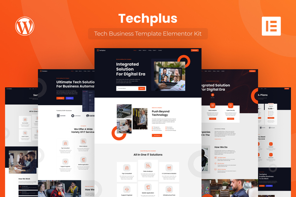 Techplus – Tech Business Elementor Template Kit