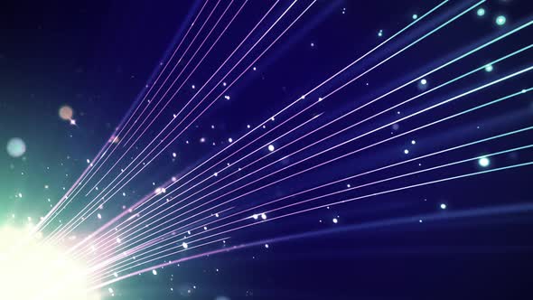 Shining particle light motion background