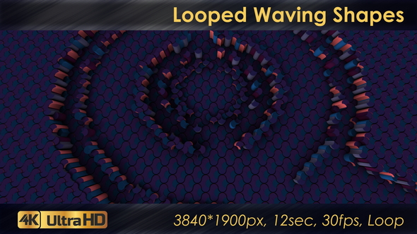 Looped Waving Shapes