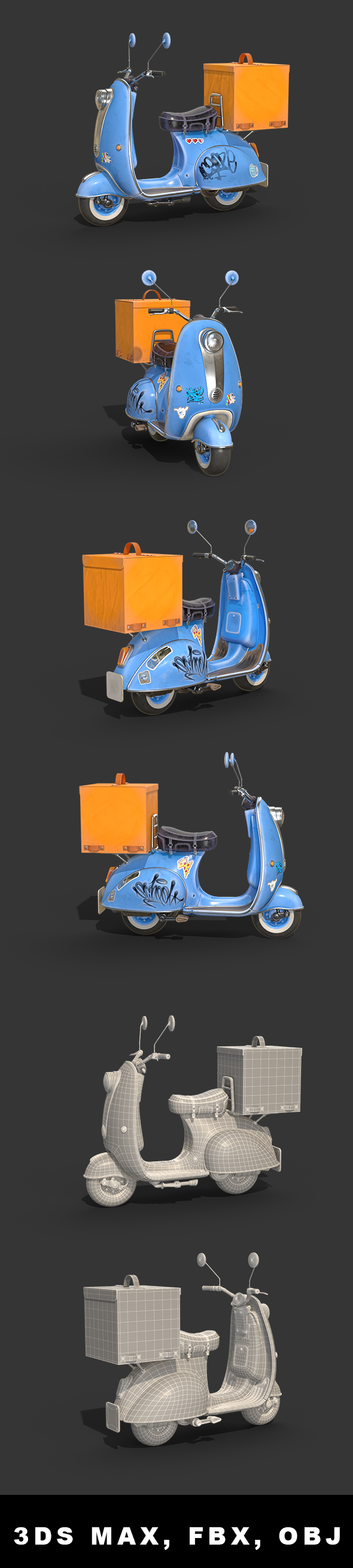 Vespa Delivery Scooter