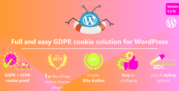 Pełna wtyczka RODO / AVG dotycząca zgody na pliki cookie Wtyczka WordPress - Zezwól na pliki cookie WeePie