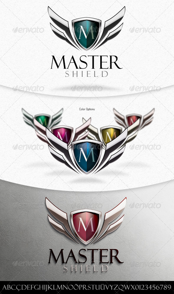 Master Shield Logo Template