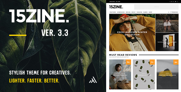 15Zine - HD Magazine / Newspaper WordPress Theme