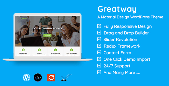 Greatway - Material Design WordPress Theme