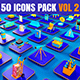 Collection icon pack vol 2 - 3DOcean Item for Sale