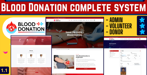 Blood Donation Website - Complete System