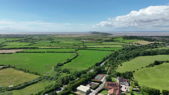 Countryside Surrounding Weston Super Mare in the UK