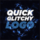 Quick Glitchy Logo Reveal - VideoHive Item for Sale
