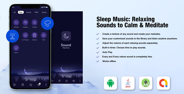 Sleep Sounds - Meditation Sounds - Relax Music App