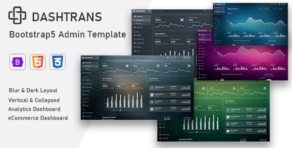 Dashtrans - Bootstrap5 Admin Template