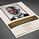 Golden Life Funeral Program InDesign Template - GraphicRiver Item for Sale