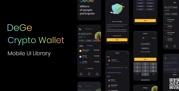 DeGe Mobile Crypto Wallet