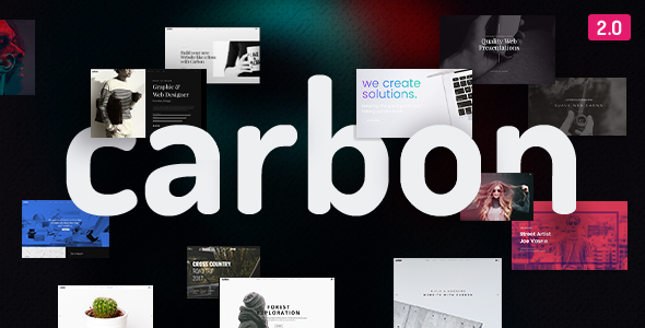 Carbon – Clean Minimal Multipurpose WordPress Theme