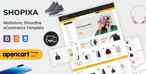 Shopixa - Premium Electronics OpenCart Store