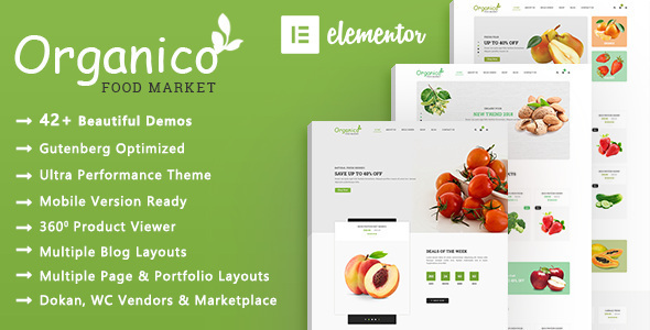 Organico | Organic Food WooCommerce WordPress Theme / Themeforest