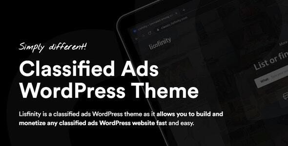 Lisfinity - Classified Ads WordPress Theme / Themeforest