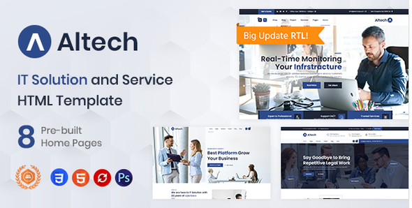 Altech | IT Solutions & Multi Services HTML5 Template