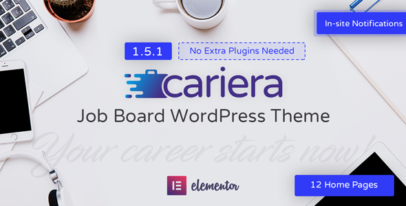 Тема WordPress Cariera - Job Board WordPress Theme