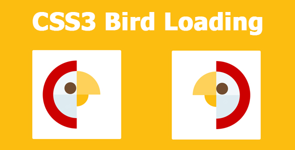 CSS3 Bird Loading