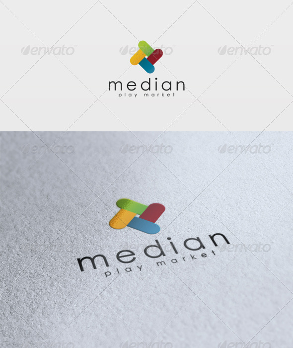 Median Logo Template from GraphicRiver