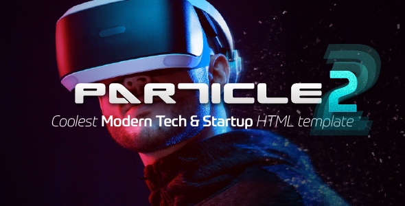 Particle - Modern Tech & Startup HTML Template
