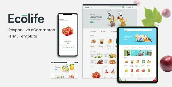 Ecolife – Multipurpose eCommerce HTML Template