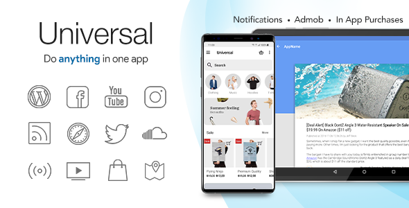 Universal - w pełni uniwersalna aplikacja na Androida