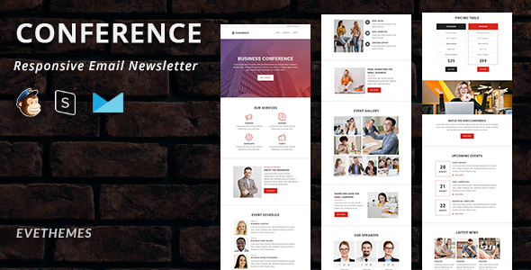 Conference - Responsive Email Newsletter