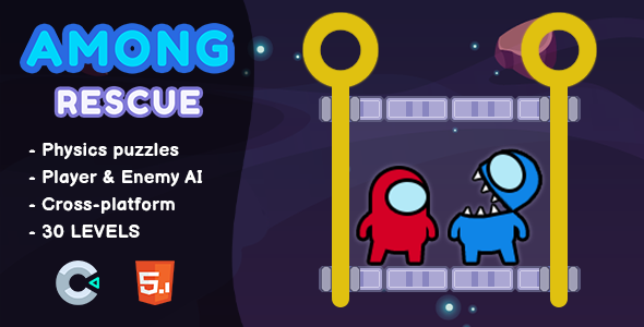 Among Rescue - HTML5 Game | Construct 3