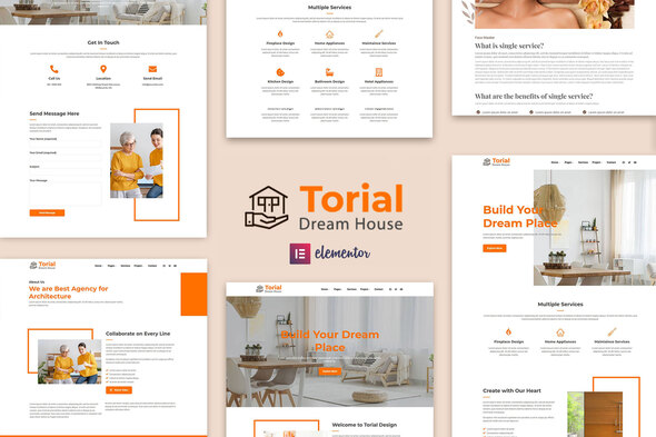 Torial - Interior Design Elementor Template Kit