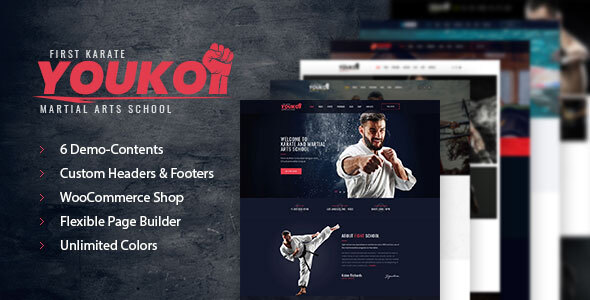 Youko - Martial Arts WordPress Theme