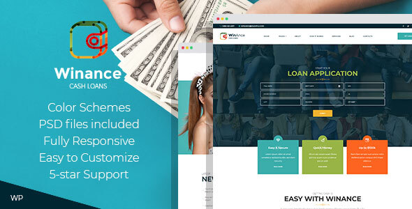 Winance – Financial Company WordPress Theme