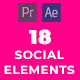 Social Media Lower Thirds - VideoHive Item for Sale