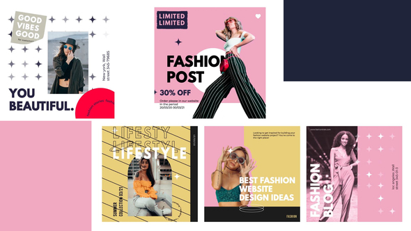 Fashion serif post instagram