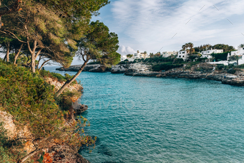 sland of Mallorca or Palma de Majorca in the western Mediterranean, Balearic Islands, Spain