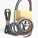 automotive belts and bearings - 3DOcean Item for Sale