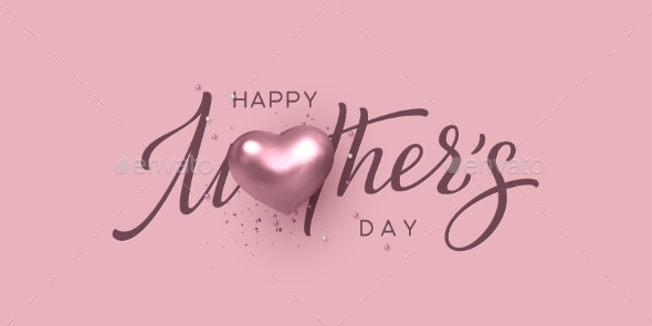 Happy Mothers Day Typography Design