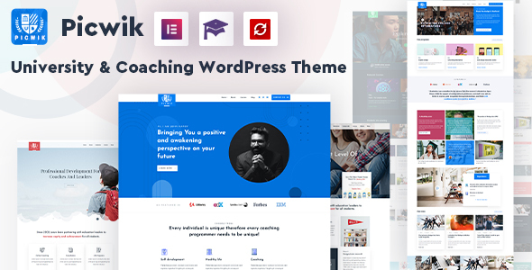 Picwik - University & Coaching WordPress Theme