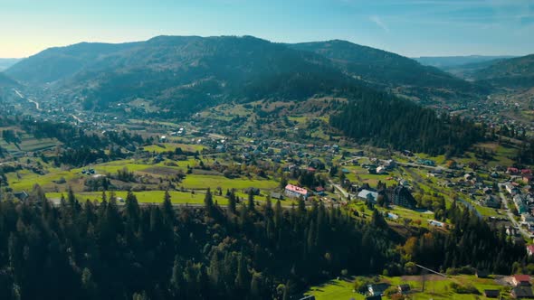 Aerial Drone Shot in Highlands