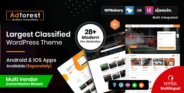 AdForest - Classified Ads WordPress Theme