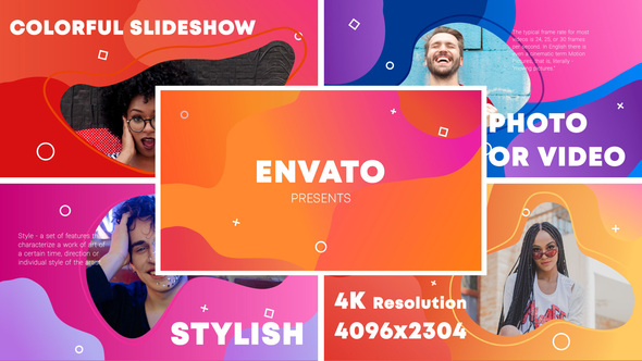 Colorful Slideshow || After Effects