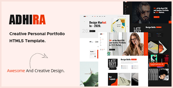 Adhira - Creative Portfolio HTML Template