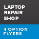 Laptop Repair Shop Flyers – 4 Options - GraphicRiver Item for Sale