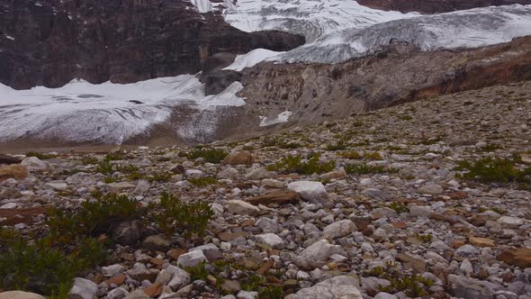 Glacier in the distance closing in