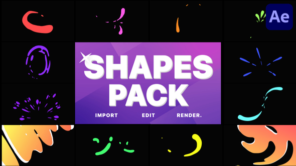 Liquid Shapes Pack | After Effects