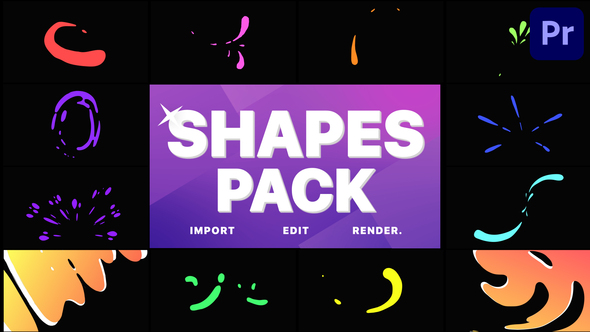 Liquid Shapes Pack | Premiere Pro MOGRT
