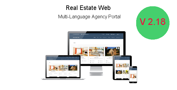 Real Estate Web - with Agency Portal and Multi-Language Management System