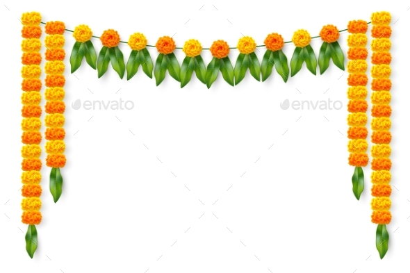 Traditional Indian Floral Garland