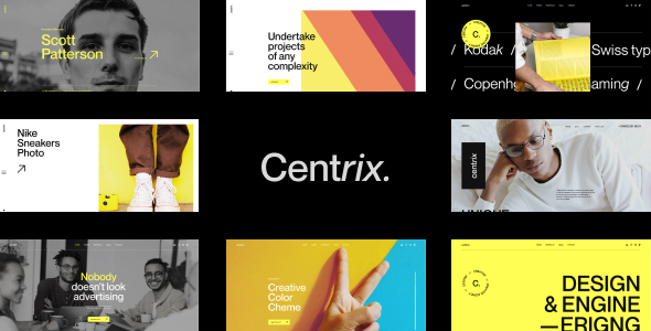 Centrix. - Creative Agency & Portfolio Figma Template